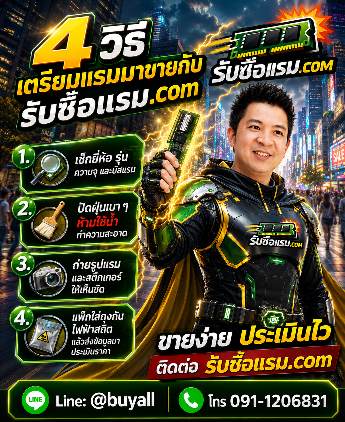 4 วิธีเตรียม RAM TeamGroup ก่อนขายกับรับซื้อแรม.com
